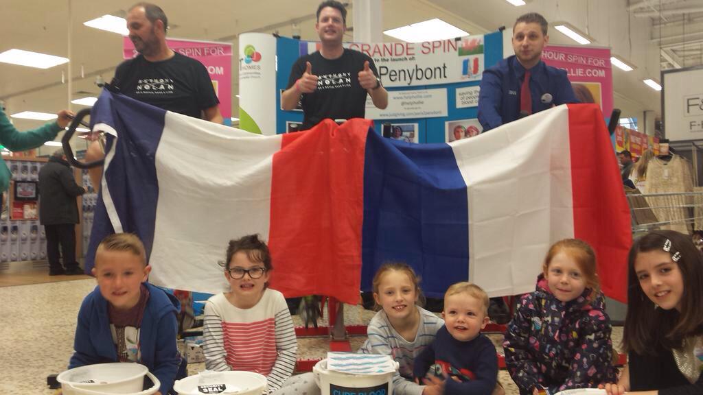 ThankU everyone for your support through LE GRANDE SPIN 👏👏You may need help from <a href="/AnthonyNolan/">Anthony Nolan</a> 1 day. #all4thekids