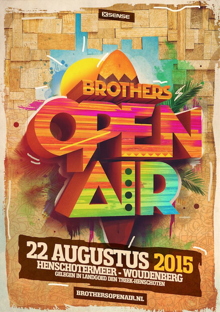 Brothers Open Air poster, by <a href="/DoubleCreation/">Double Creation</a> . #poster #festival
Get inspired: afflatus.me