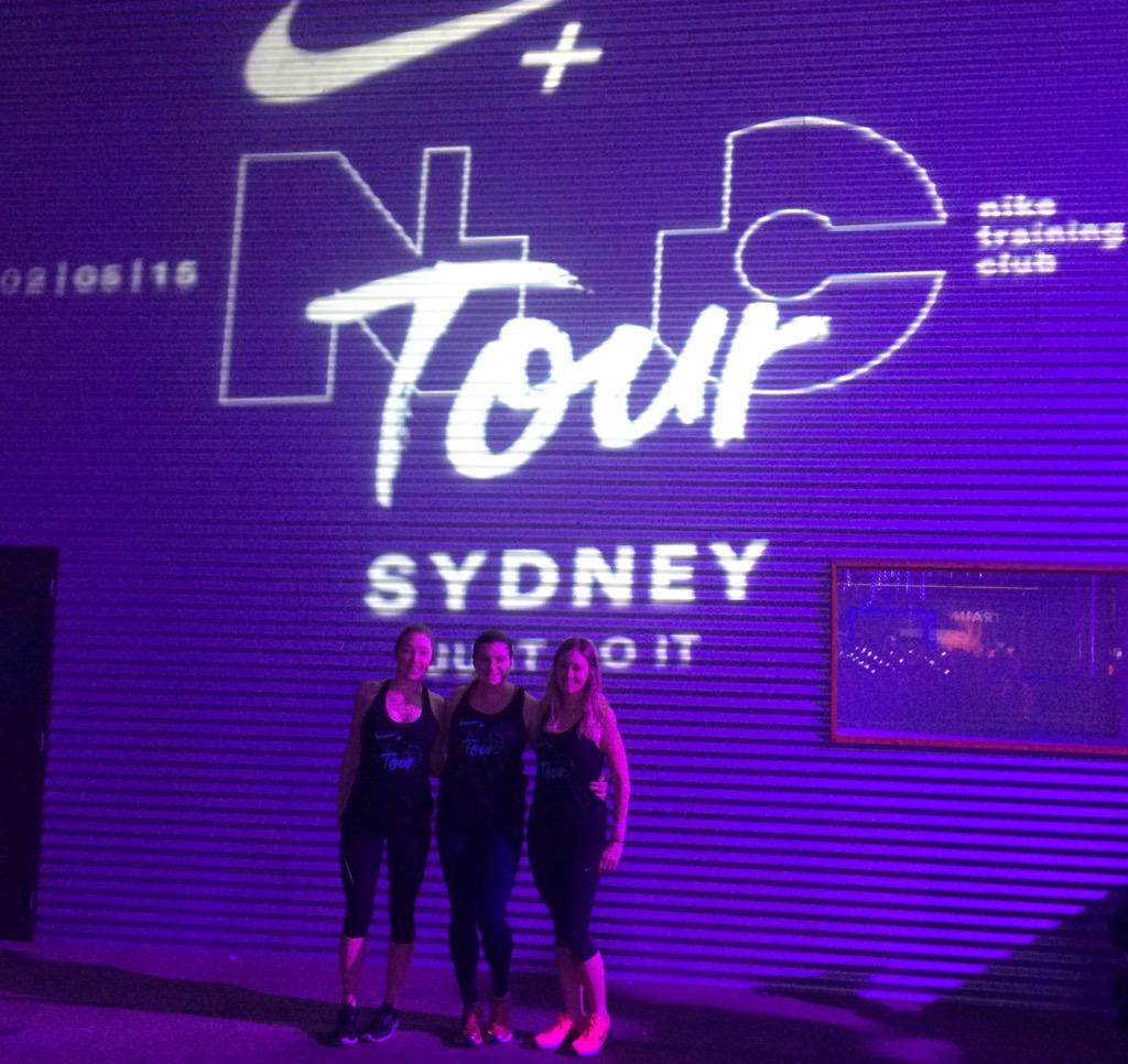 TanyaGoodtime's tweet photo. Girls day out #ntctoursyd 💪 http://t.co/X9aCs1xBqD