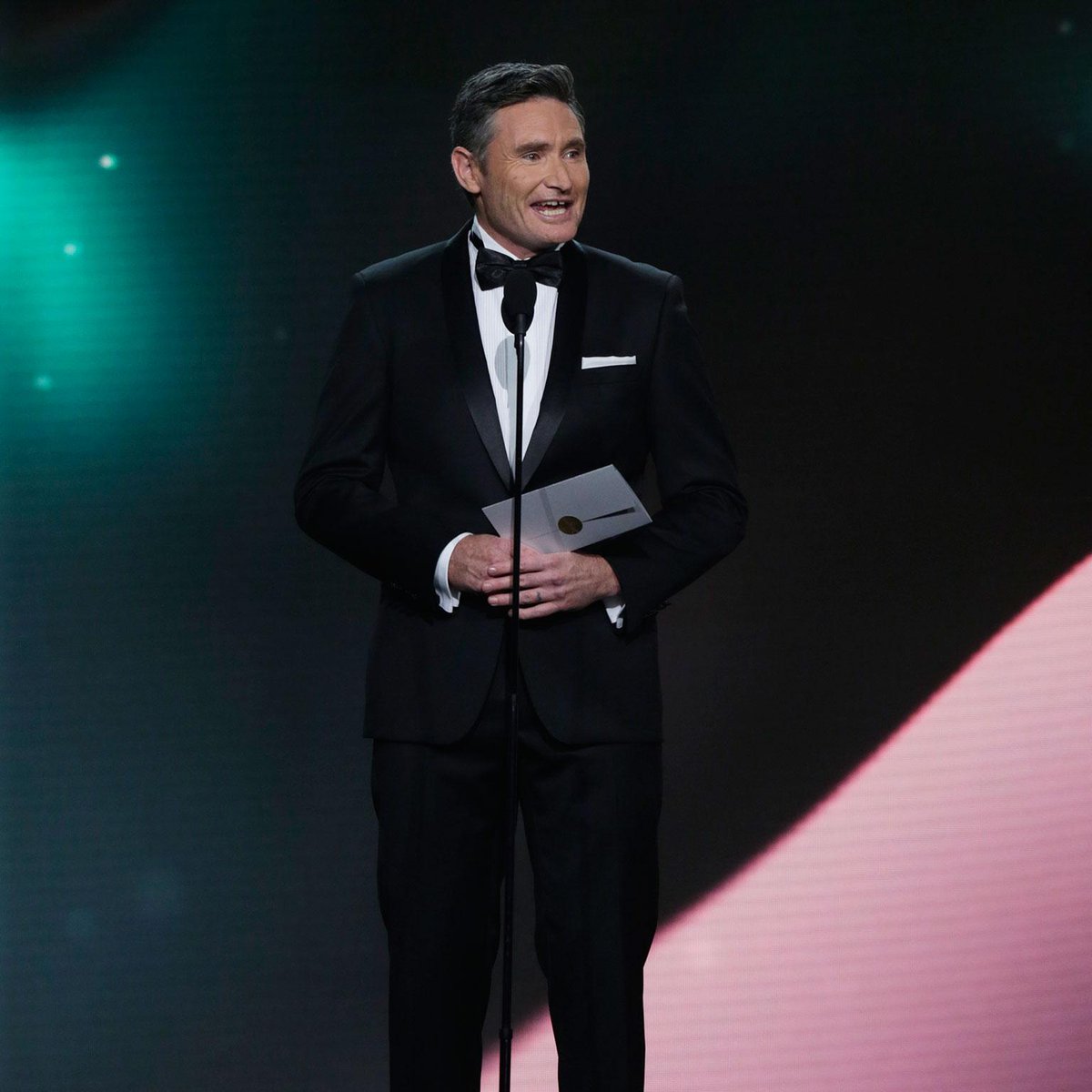 Who else loved <a href="/DHughesy/">Dave Hughes</a>'s opening monologue? Funny guy! #TVWEEKLogies