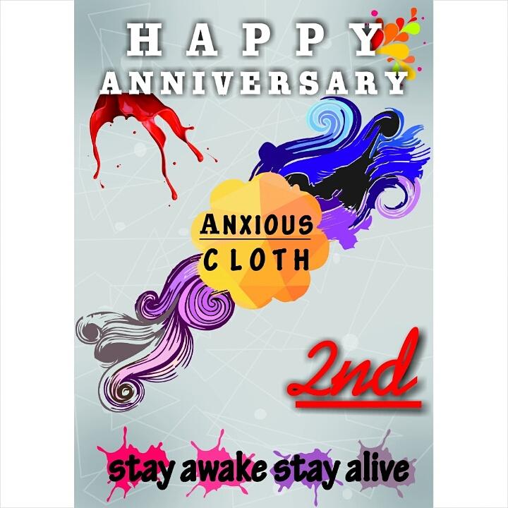 Happy 2nd anniversary <a href="/ANXIOUSCLOTH/">ANXIOUSCLOTH</a> 👏 a quality brand and has always be pride 👊 #2thanniversaryanxs