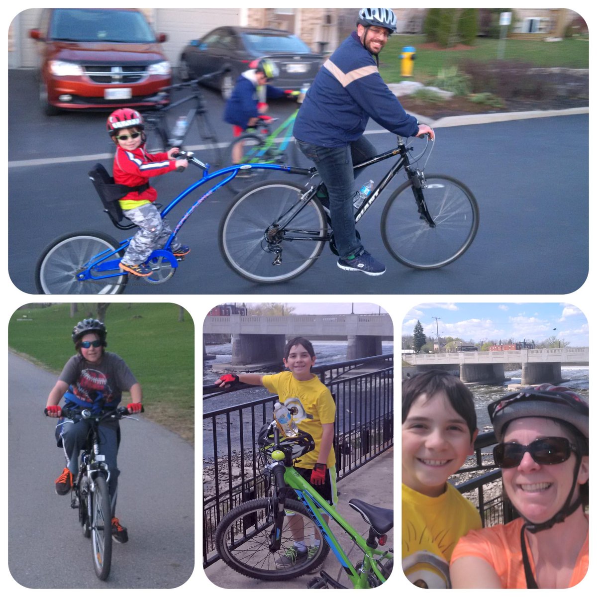 AllieJayIsHere's tweet image. #First2Spring Out for a bike ride with the whole family and having fun! Vote for us to win :) Thx