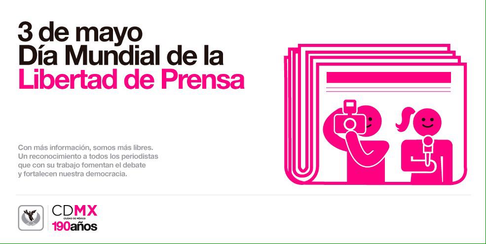 Mi reconocimiento a todos los periodistas que con su trabajo fomentan el debate y fortalecen nuestra democracia #mm