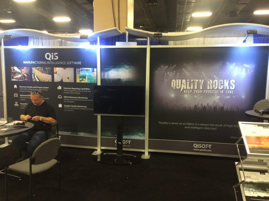 QiSOFT's tweet photo. @QiSOFT nearly ready for @ASQ #WCQI15 http://t.co/kBxaK2QCCe