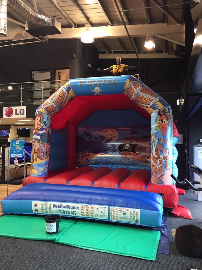 Broadlandbounce's tweet photo. We're inside Hughes 2day. Come n see us for a 10% off voucher. Can you spot bumblebee?🐝@HughesNorwich #careforclare http://t.co/Ne3W4W0fEf