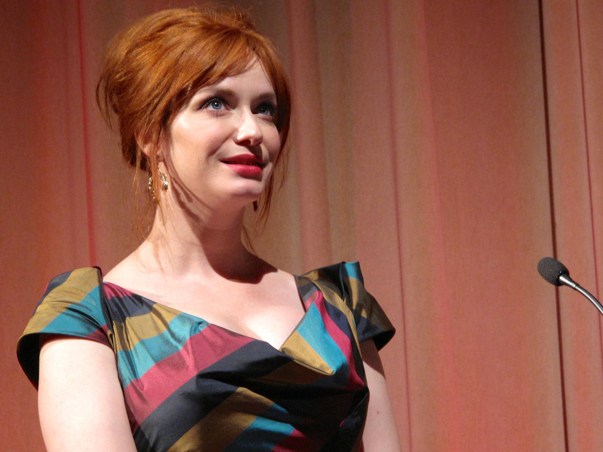 Happy Birthday to MAD MEN star Christina Hendricks.

(Who spoke at the BFI in 2014) 