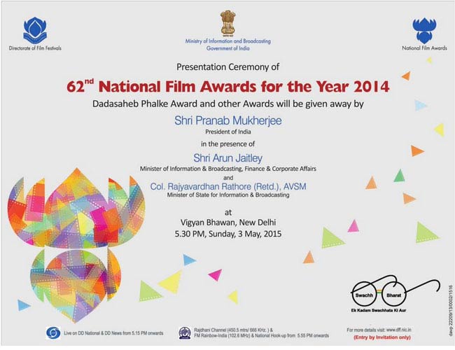 President honours talent at 62nd National Film Awards