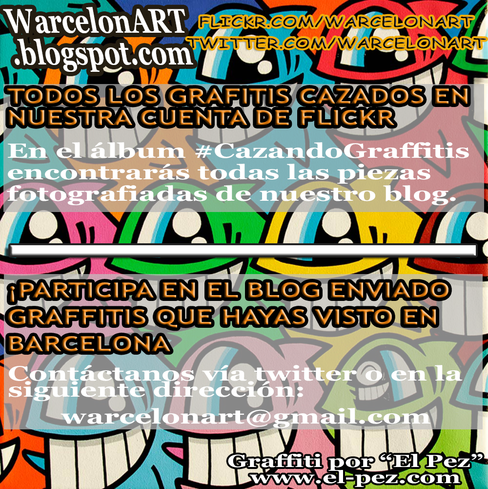 WarcelonART's tweet photo. #CazandoGraffitis en Flickr, infórmate aquí:
http://t.co/JIYYAZoak9
(#arteurbano #Barcelona #WarcelonART #graffiti) http://t.co/dt5tnanv1H