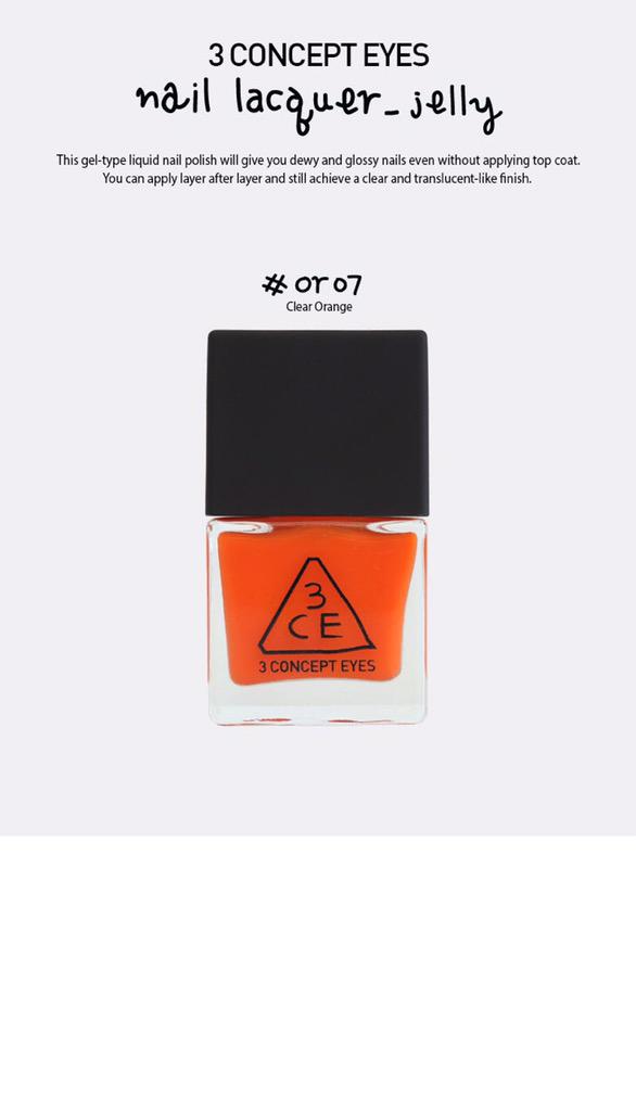 chillinshop's tweet photo. {ฝากรีทวิต} 💅 3CE NAIL LACQUER #OR07 155฿ 🍊🍊🍊 http://t.co/s6BXNZ1U5q