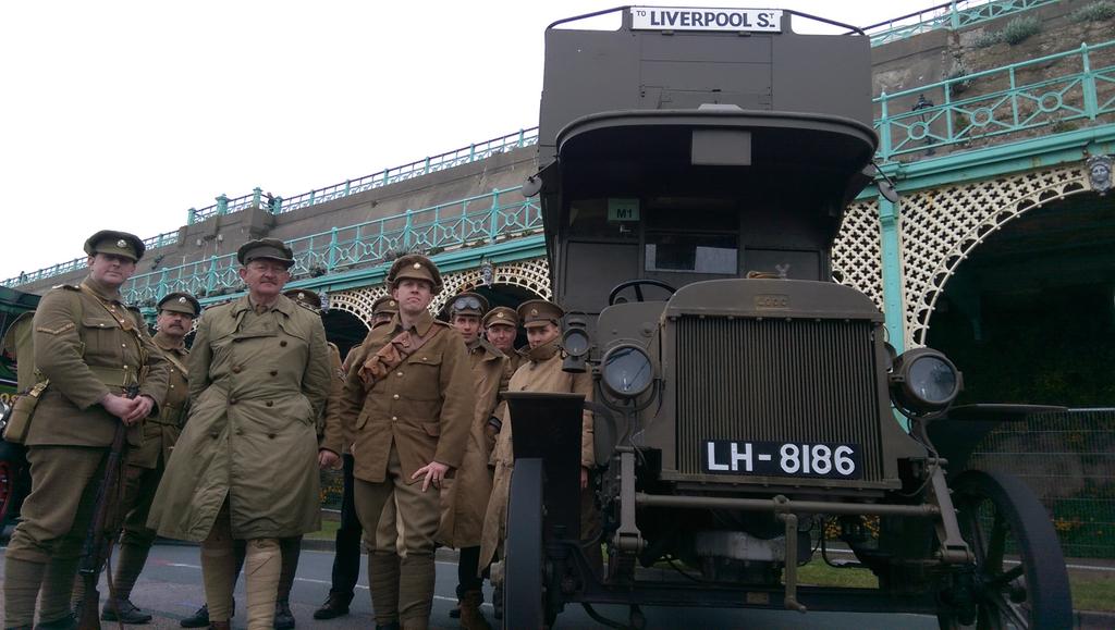 ltmbattlebus's tweet image. We've made it. - On the seafront Brighton. #HCVS