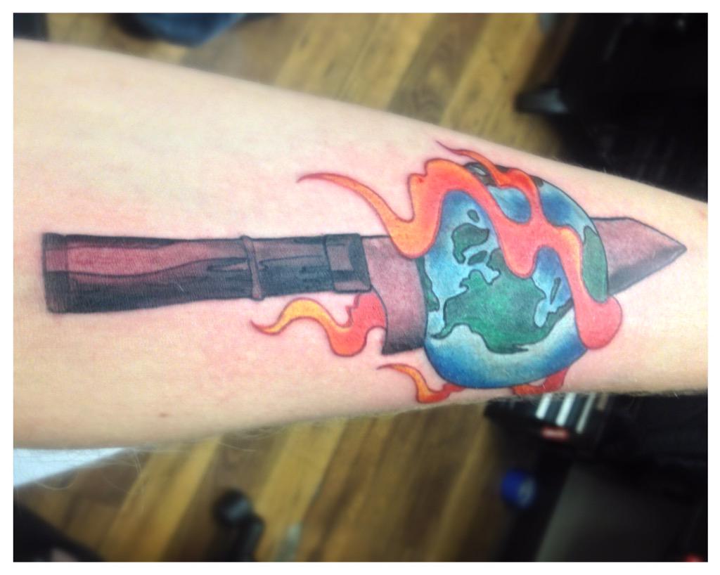 Got some new ink yesterday! At #infamousink #Waco 
#chef #tattoo #ink