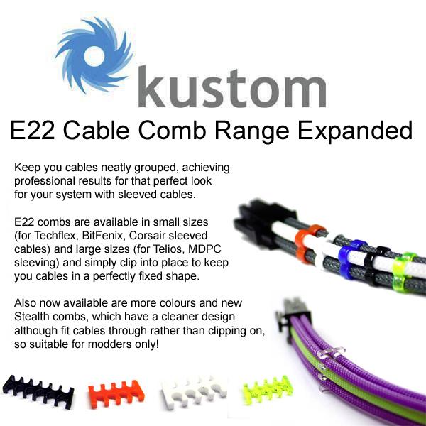 kustompcs's tweet photo. New E22 Cable Combs keep your braided cables in perfect shape http://t.co/x5EbbgJEK8 http://t.co/ijPcVTfw4u
