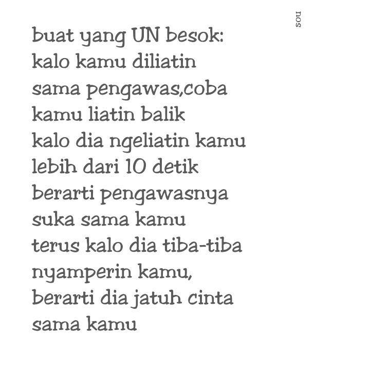 tripleK31's tweet photo. Sedikit ilmu nih buat yg UN besok :) http://t.co/gVn9caT02N