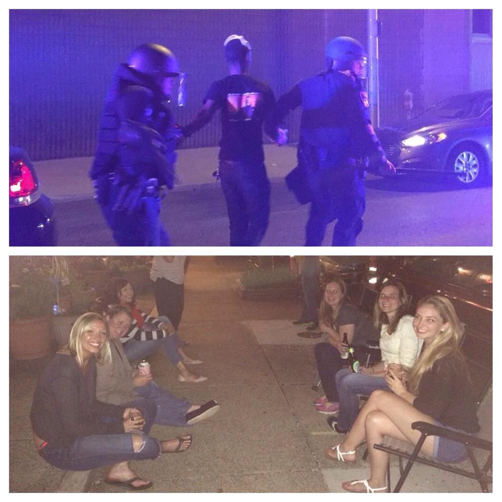 BpopeTV's tweet image. Images coming out of #BreakTheCurfew in Baltimore are stirring. What a difference a zip code makes.