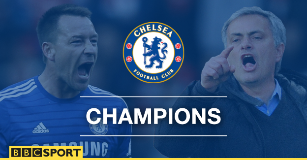BBCSport's tweet photo. Chelsea are the @premierleague champions.

FT Chelsea 1-0 Crystal Palace

http://t.co/ajNTjBLMai #cfc http://t.co/F2ohraFsqt