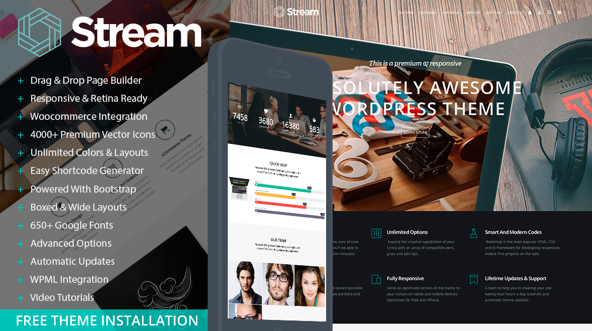 visualmodo's tweet image. Stream Responsive One Page WordPress Theme visualmodo.com/theme/stream-w… #webdesign #HTML5 #CSS3 #template #WordPress