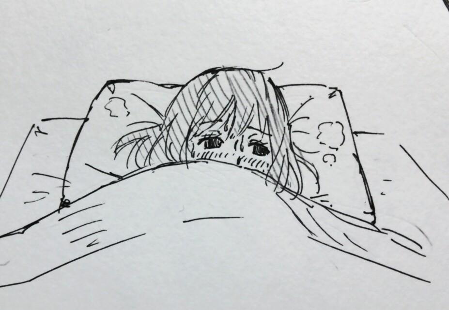 [背中露出注意] 熱っぽい那須先輩 