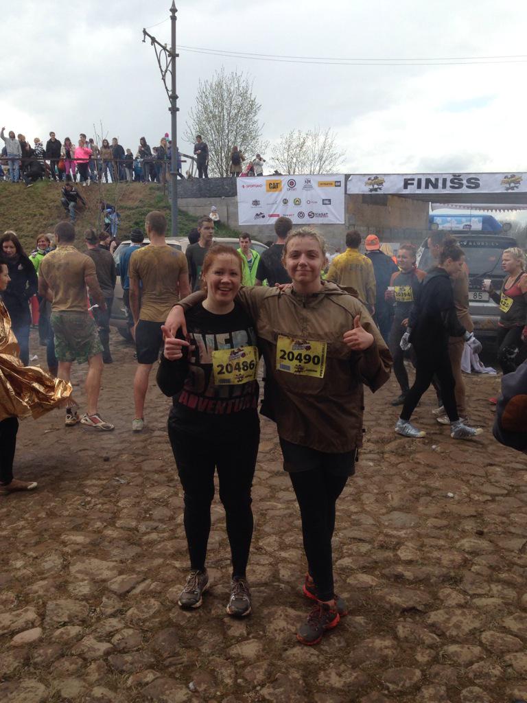 Paldies, Agnei un tētim par kopīgās apņemšanās izcilo izpildījumu! #beforeimthirty #stiproskrejiens #strongrace