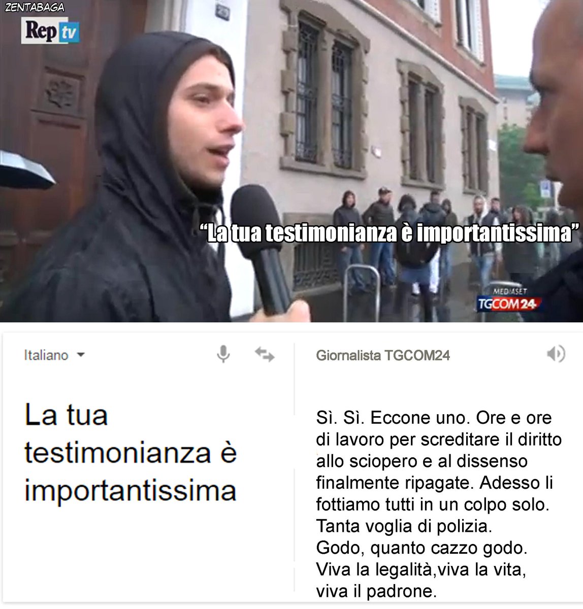 Zentabaga's tweet photo. "La tua testimonianza è importantissima" is the new "BAM! Giù nel canestro" #expo #tiasangermano #Milano http://t.co/7MX5BBDkXE