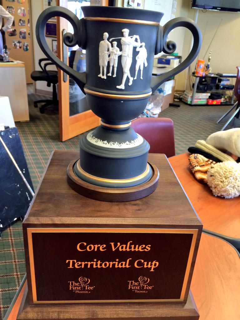 TheFirstTeePhx's tweet photo. This is what we are playing for! @TheFirstTee @GolfArizona #corevaluescup http://t.co/q8KjVGwYbO