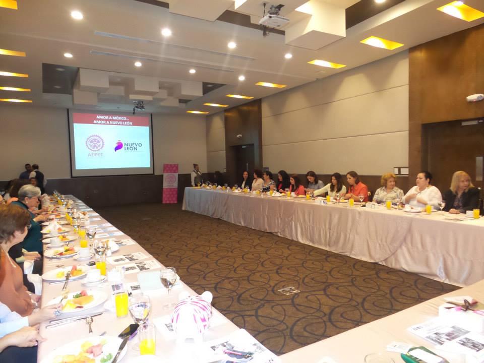 Nuestra junta reglamentaria de Abril a cargo de Turismo del Estado de Nuevo León con una nutrida asistencia.