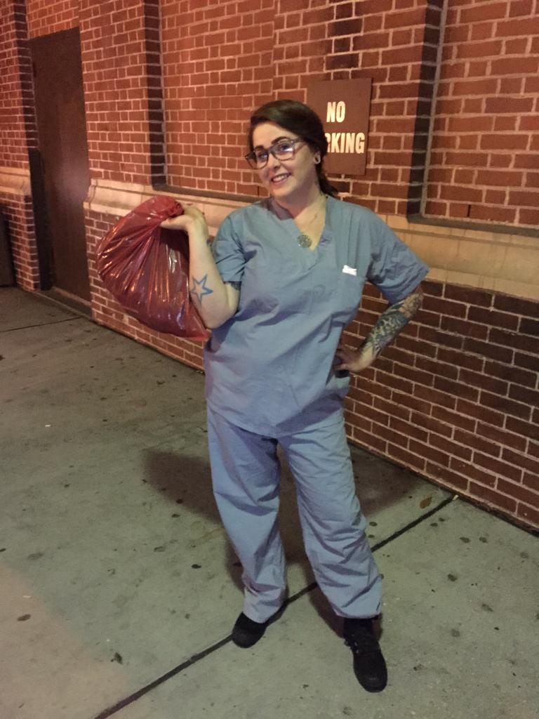 NightwatchHolly's tweet image. So for the first time in my 8 yr career, last night, I got vomited on.  That wasn't fun. It was funny however