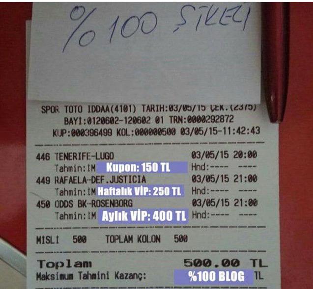 RobinTips's tweet photo. %100 ŞİKELİ , BUGÜN KI KUPONUN SONUÇLARI BILE BELLI ELINIZI ÇABUK TUTUN BÜYÜK KAZANDIRICAZ http://t.co/YgUOnsXztN