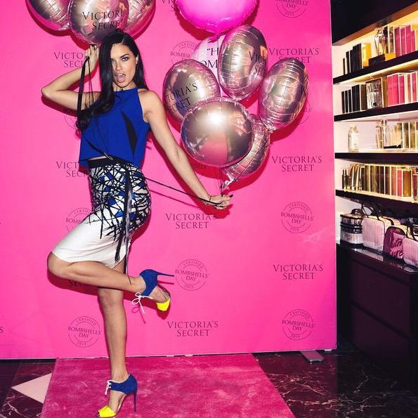 swanepoelbae's tweet photo. Adriana Lima - So the fight was not what i hoped...at least my day with victoriassecret #BombshellDay was victory! http://t.co/eVikOkGtH2