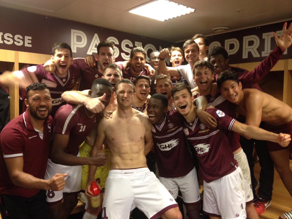 ServetteFC's tweet photo. Les Grenat ont battu Wil 2-1 grâce à des buts de Markovic et Kamber à la 92e. Un max de RT #SFCWIL #SelfieSFC http://t.co/OqelKgJeVS