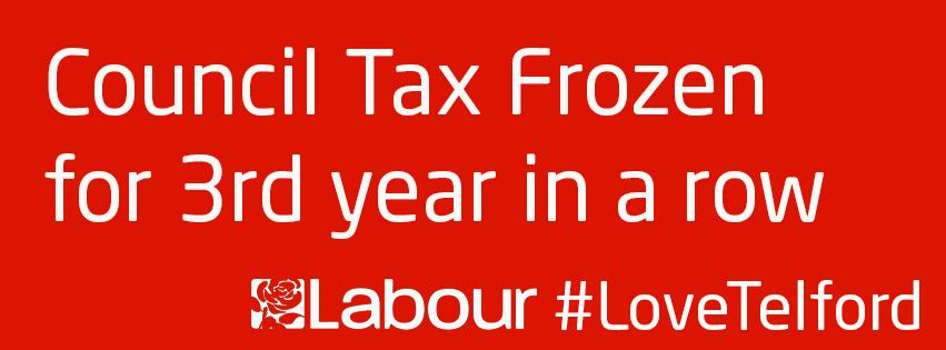 Council Tax is 3rd lowest in Midlands #Labour #LoveTelford
