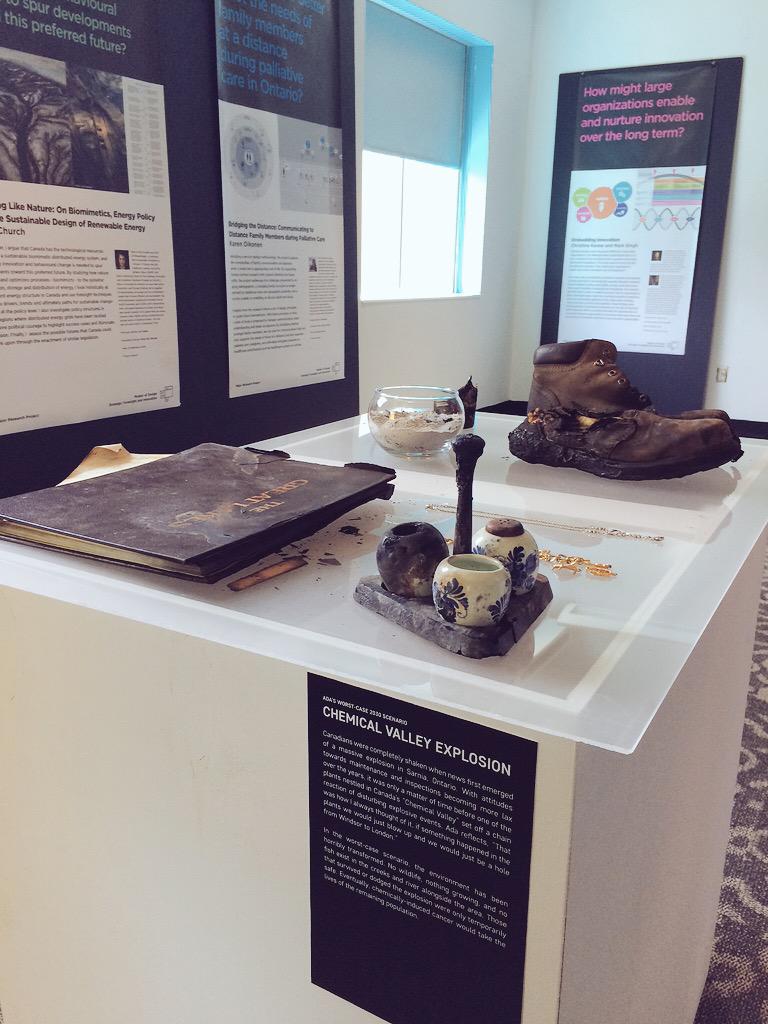 futuryst's tweet photo. Last day to check out #GradEx100 - @OCADU_SFI work is in Rm 554! http://t.co/1RSUNoGLp3