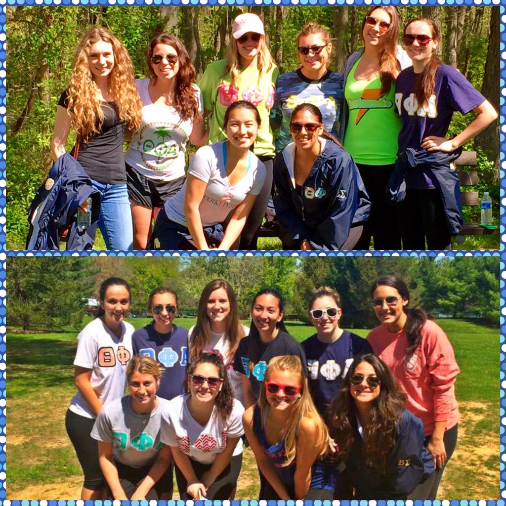 RTFCharity's tweet photo. We see you, @ThetaPhi_RCNJ! The sisters are walking for American Lung Association! http://t.co/dHnExIHNbM #Cancer #research