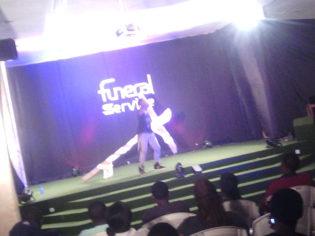 JSGoselle's tweet photo. Funeral Service happening now at IPC Jos. #deathofme #deathofself #funeralservice http://t.co/JwCidalmB0