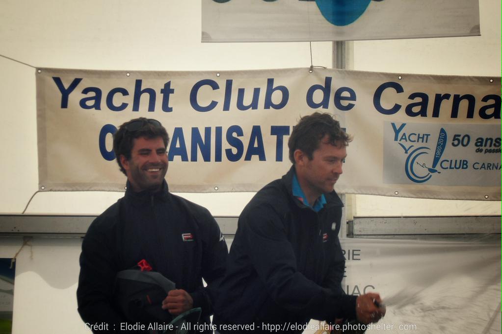 PhantomInt's tweet photo. Gurvan Bontemps and Benjamin Amiot winner of the #FlyingPhantom series #eurocat 2015 - Photo @ScanVoile http://t.co/ZcPWcIKTg1