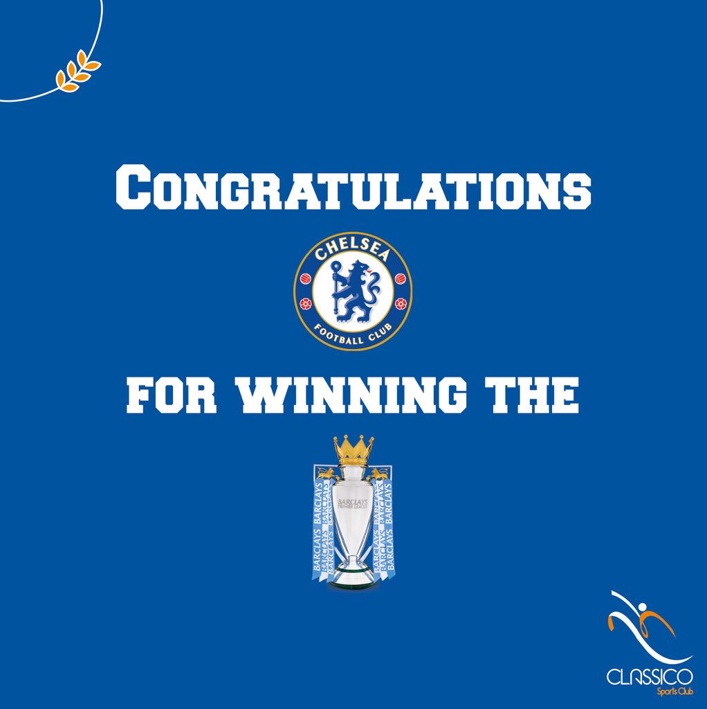 ClassicoLebanon's tweet photo. #Chelsea have have been crowned #Champions of the #EPL  for the 4th time!
#ClassicoLebanon #Lebanon http://t.co/ClzzjpNMj9