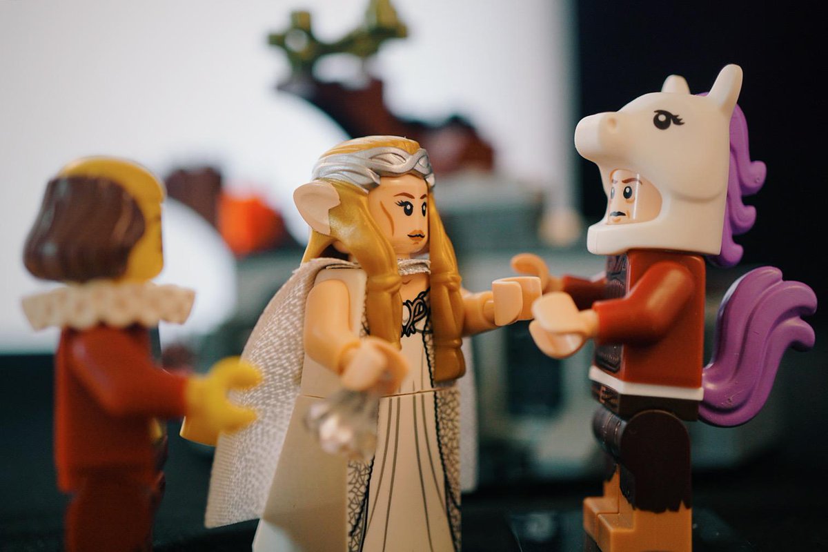 LEGO Shakespeare directs a production of *A Midsummer Night's Dream* with Galadriel as Titania and Bottom as a Brony