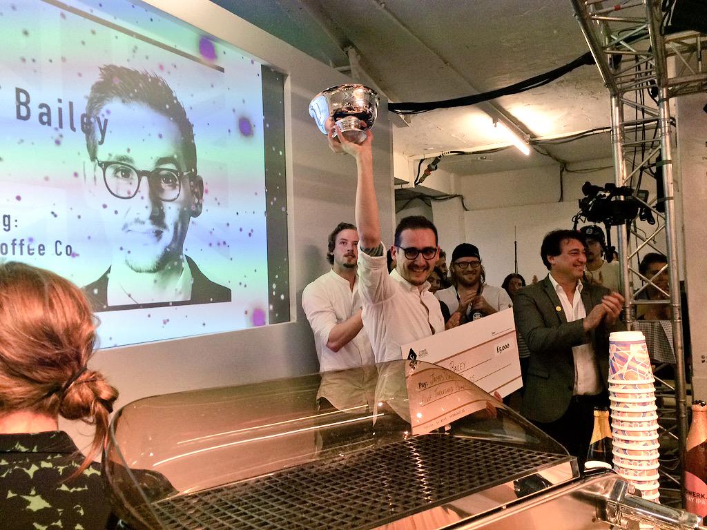 The winner of the inaugural <a href="/Coffee_Masters_/">Coffee Masters</a> is @imjamesbailey ! Well done James! #LCF15 #CoffeeMasters