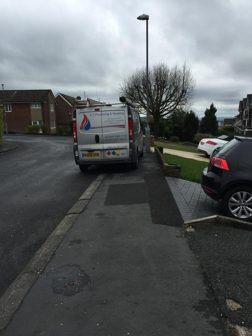 #oc #pavementsareforpeople <a href="/AssholeParking/">Asshole Parking</a> @ParkingWanker <a href="/ParkingWankers/">Parking Wankers</a>