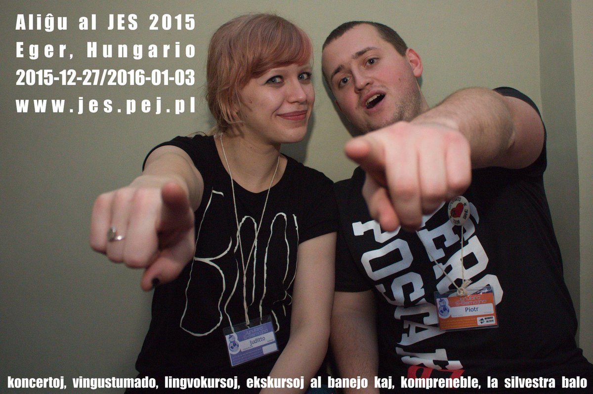 JESemajno's tweet photo. Koncertoj, vingustumado, lingvokursoj, ekskursoj kaj la silvestra balo! Aliĝu al JES 2015 ĉe http://t.co/vHeg2afPyP! http://t.co/NLIHbBk1of