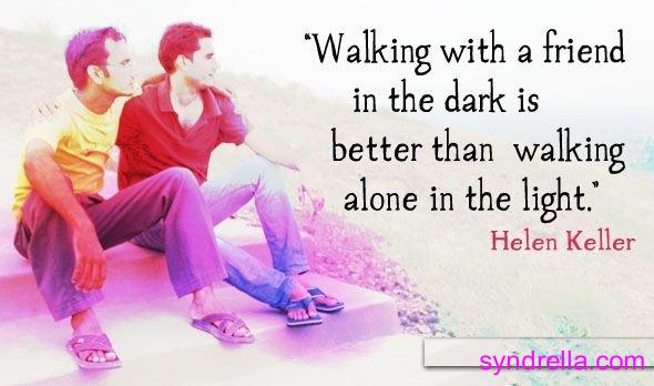vcreekquotes's tweet photo. Walking with Friends in the Dark - http://t.co/1FDsewvzhV
#EnduringTogether #Friendship #WalkingAlone http://t.co/uVo2teSWw3