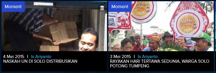 isariyantosolo's tweet photo. @NET_CJ malam ini uplod 2 video, Hari Tertawa Sdunia & Distribusi UN Solo pake IM3 Pinternet #IM3NETCJ lancar abis :) http://t.co/CAgkjMTThy