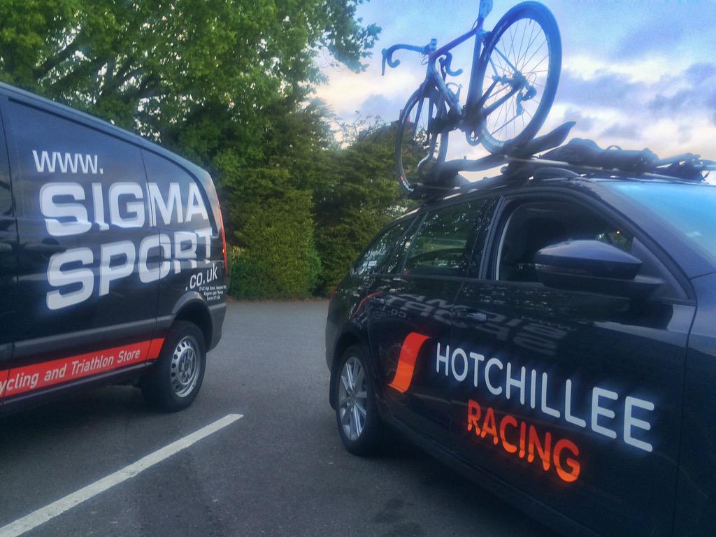 Hotchillee's tweet photo. Our @SigmaSport support plus service corps back in UK from #OFFRIDING AMS and http://t.co/bnJZD0xp8f Merci bien! http://t.co/wBSjXVxT8S