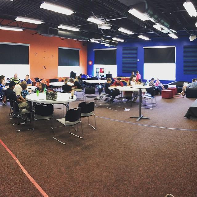 kennyconley's tweet photo. A room full of parents talking to their kids about following Jesus! #favorite #baptismclass #thinkorange http://t.co/T9eRUNIMiD