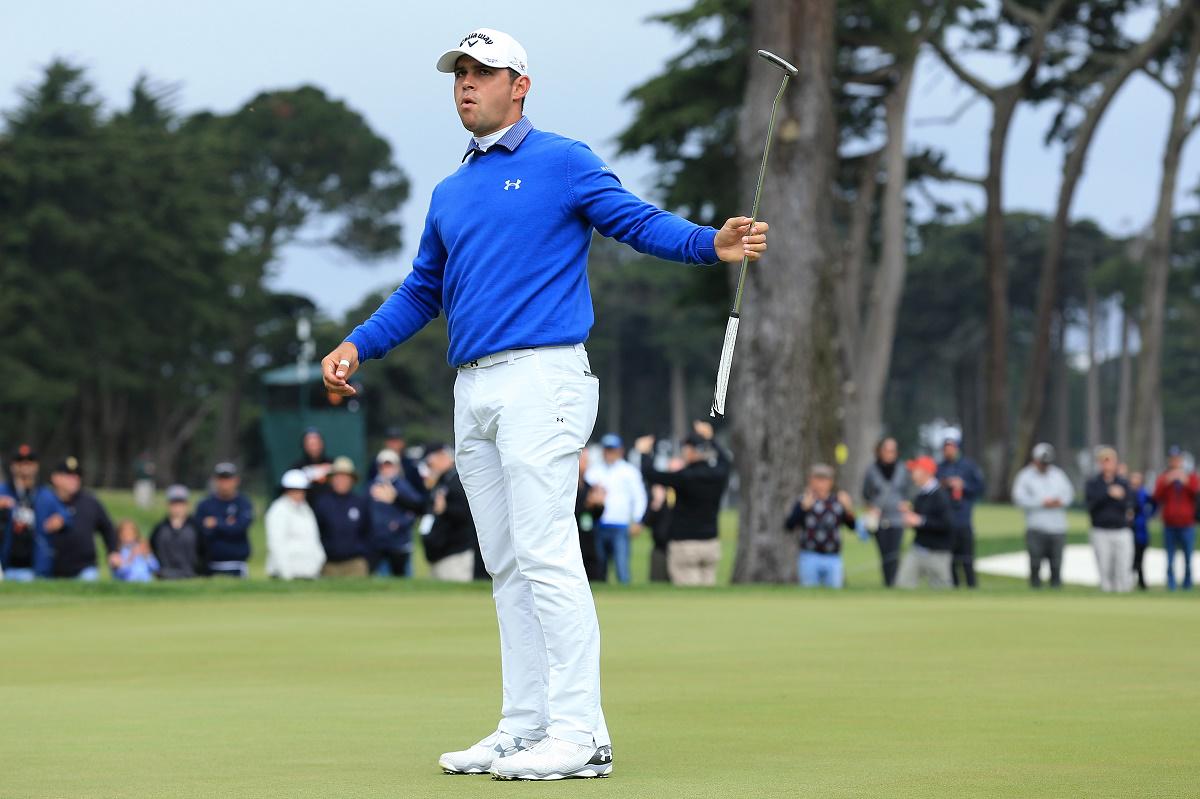 DPWorldTour's tweet photo. We started with 64, only two remain. Retweet for McIlroy, favourite for Woodland. #MatchPlay http://t.co/8MtwzpeGJA
