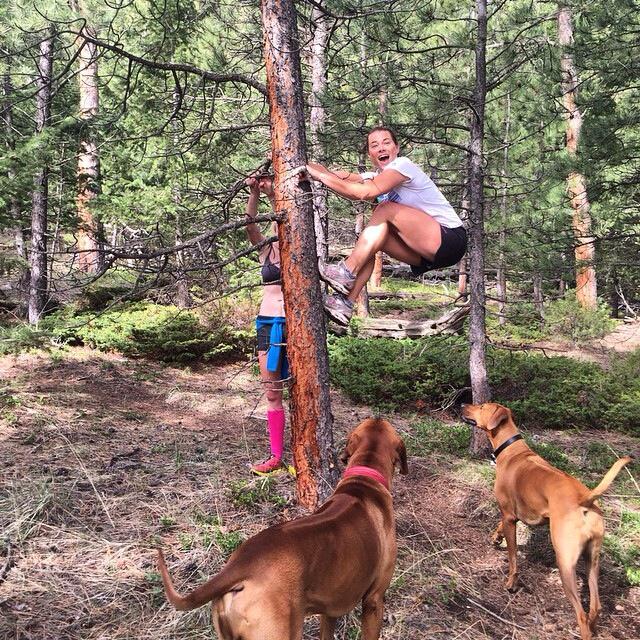 RedFoxGear's tweet image. Look what the dogs caught! @Jimialida having a bit of fun during training this week. #builtforextremes #trailrun