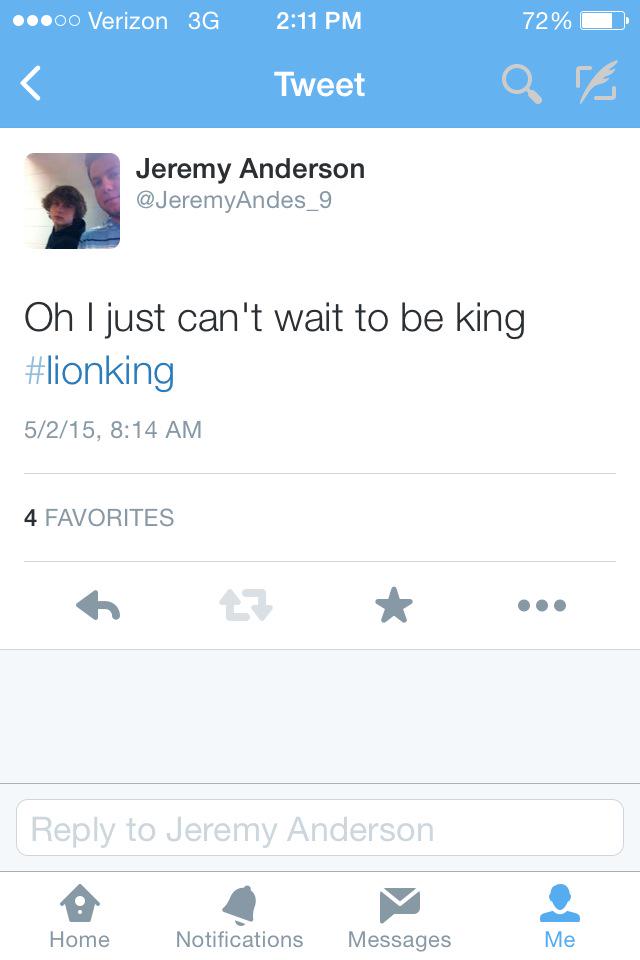 JeremyAndes_9's tweet photo. Ohhhhh.....weird #promking2k15 http://t.co/TZ3U26wv6u