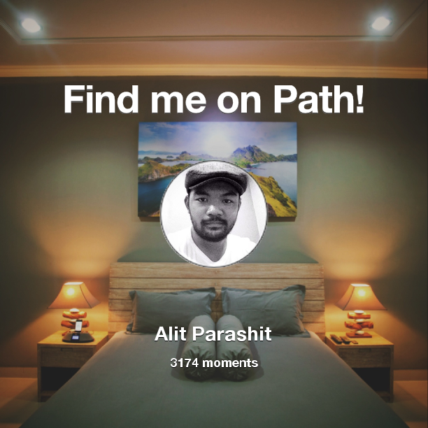 AlitParashit's tweet photo. I've shared 3,174 memories with my friends on #Path - see them now at http://t.co/RBYX7CMygp! #thepersonalnetwork http://t.co/oDx3WO5PzD