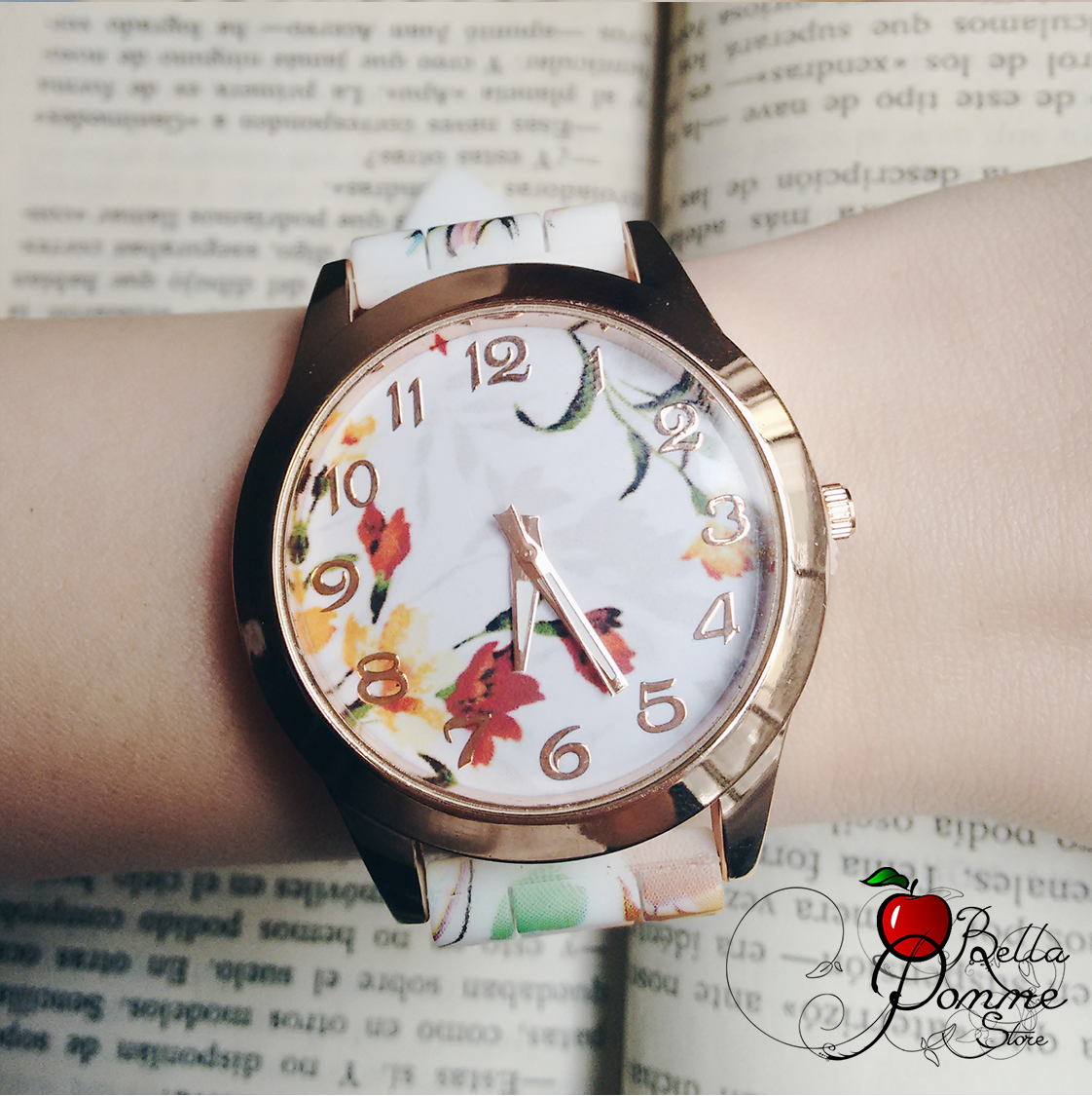 BellaPommeStore's tweet photo. Reloj Motivo Floral 
Valor: $35.000
WhatsApp: 314 209 4221 http://t.co/LWItKhWJqq