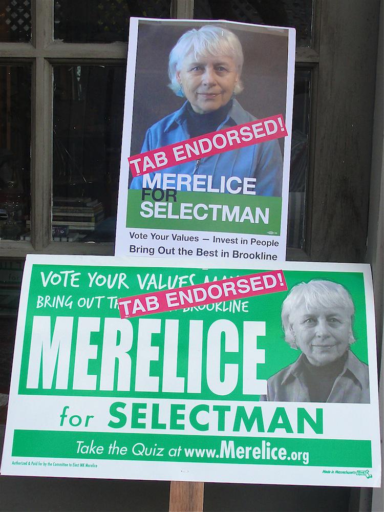 ElectMerelice's tweet photo. "The breadth and depth of civic issues she has delved into...is formidable." #Brookline TAB http://t.co/eYNx7VkHSJ http://t.co/d3GrramBi5