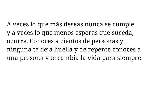 Conoces a cientos de personas y ninguna te deja huella, y de repente  conoces a una person…